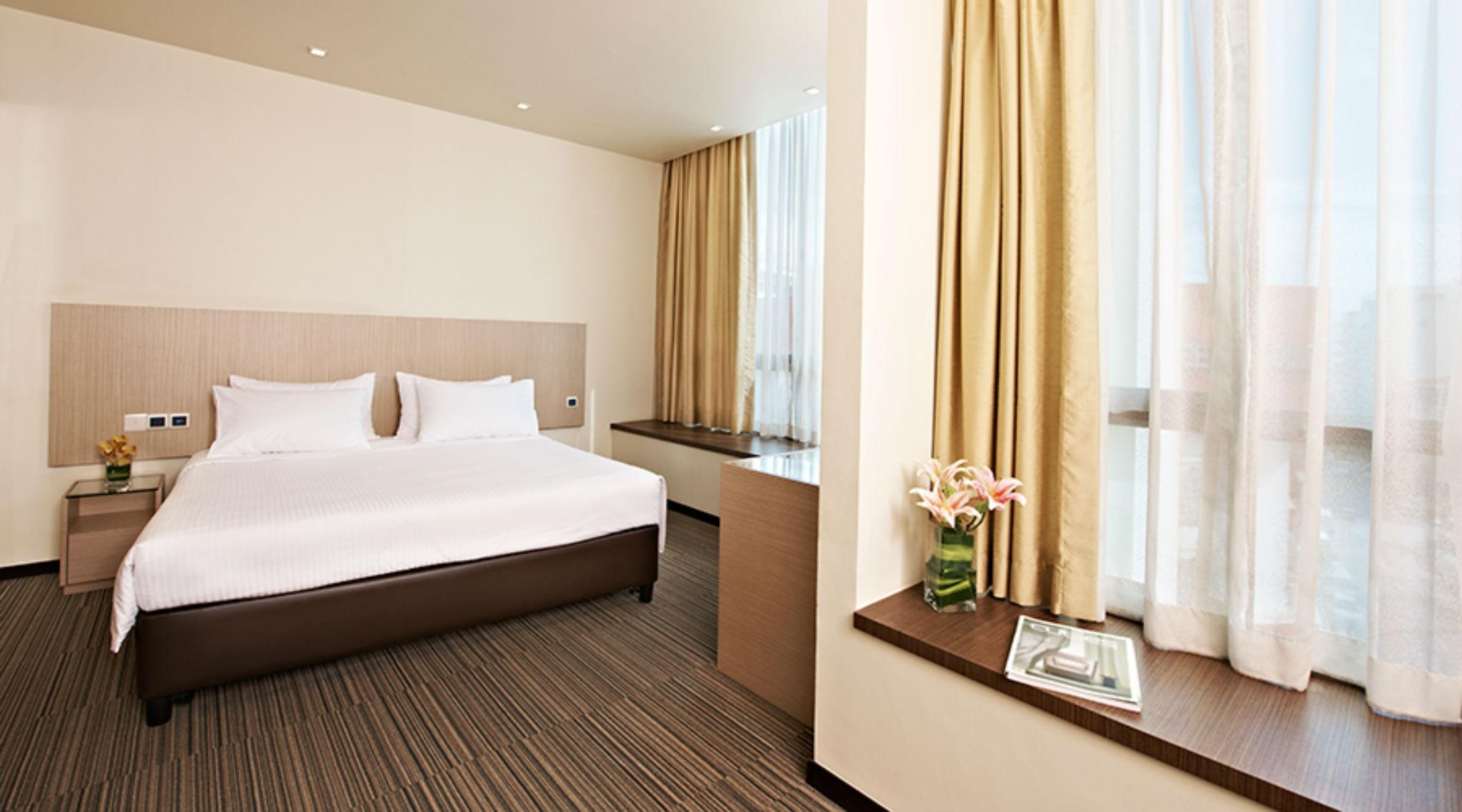 Aqueen Hotel Lavender Сингапур Екстериор снимка
